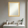 Amanti Art Owen Gold Beveled Wood Framed Bathroom Vanity Wall Mirror - 4 of 4