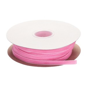 Unique Bargains Soft Single Face Spool Silky Velvet Ribbon for Bouquets DIY Gift Craft - 1 of 3