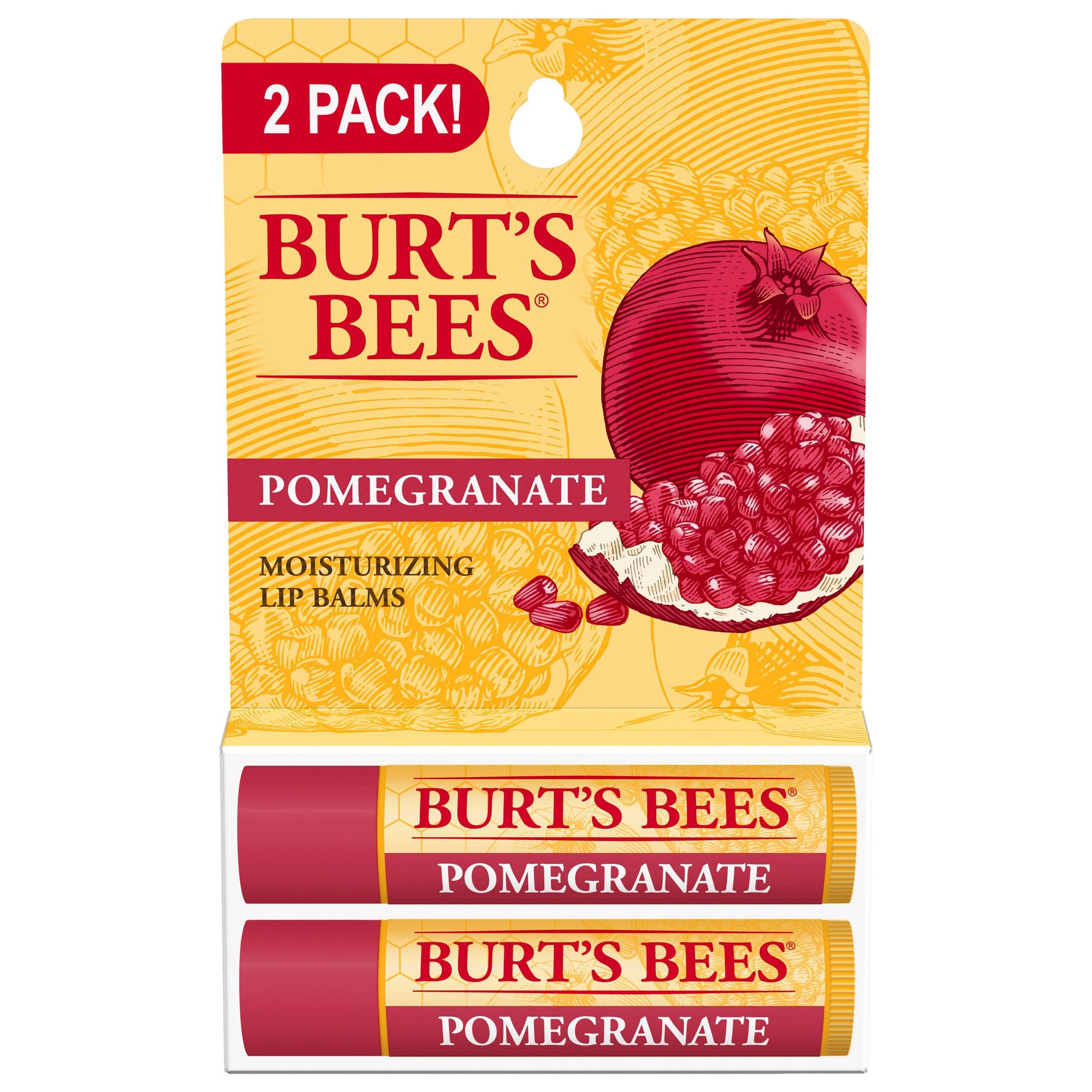 Burt's Bees Pomegranate Lip Balm - 0.3oz