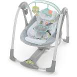 Ingenuity Swing 'n Go Portable 5-Speed Baby Swing with Nature Sounds - Hugs & Hoots