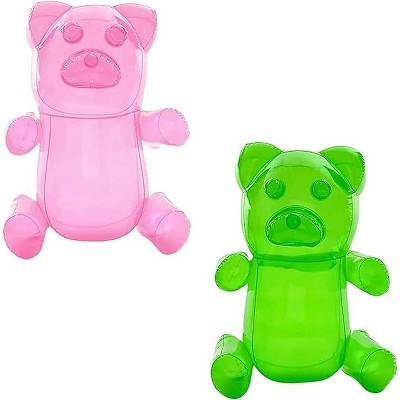 4E's Novelty 36'' Giant Inflatable Gummy Bears – 2-Pack Party Decorations & Toys