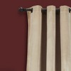 Lush Décor Prima Velvet Solid Light Filtering Window Curtain Panels Set - 4 of 4