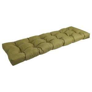 Blazing Needles, 60-inch by 19-inch Tufted Solid Outdoor Spun Polyester Loveseat Cushion - 1 of 3