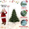 COWLOWN Full-Shaped Christmas Tree, Wide Base Hinged Artificial Tree for Large Spaces, Metal Stand - 4 of 4