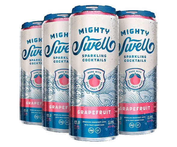 Mighty Swell&#174; Sparkling Grapefruit - 6pk / 12oz Cans