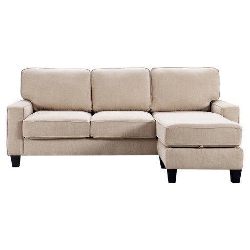 86 Palisades Reversible Small Space, Small Sectional Sofa With Storage