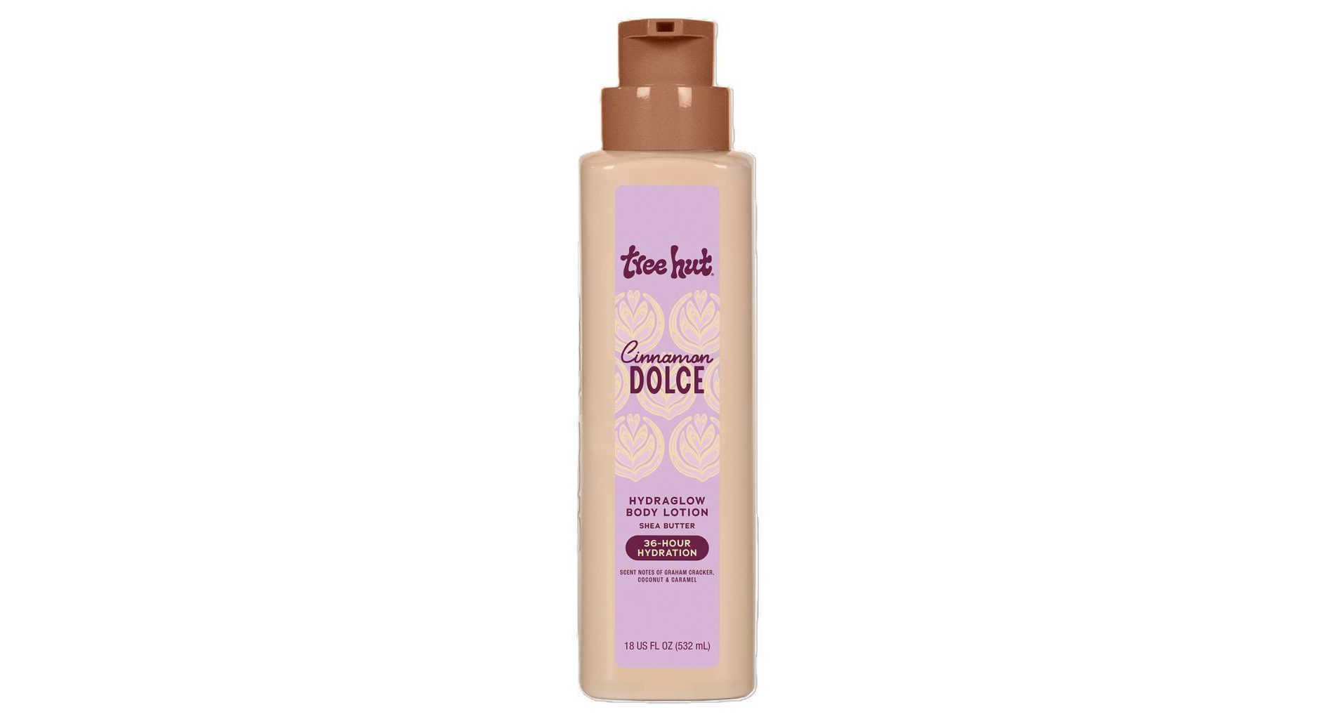 Tree Hut Hydraglow Body Lotion - Cinnamon Dolce - 18 fl oz