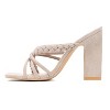 New York & Company Dalia Women's  Braided Strap Heeled Sandal - 3 of 4