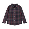 Andy & Evan  Toddler  Navy Vest, Red Plaid Buttondown & Grey Twill Pant Set - 4 of 4