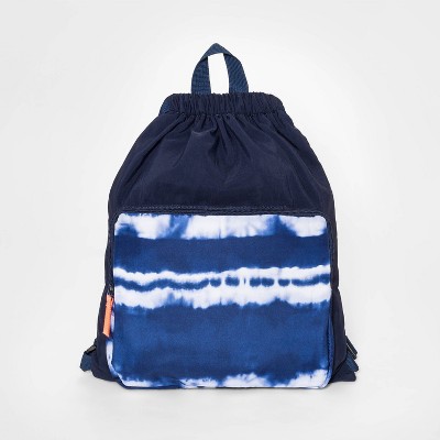printed drawstring backpack