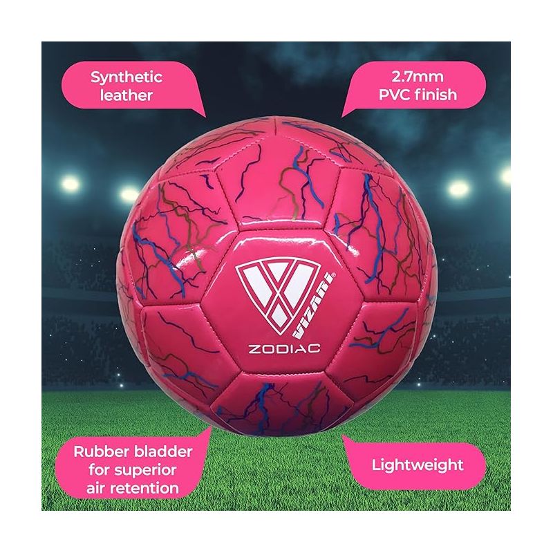 Vizari Zodiac Soccer Ball for Outdoor Training and Fun Play | Soccer Outdoor Ball with Rubber Bladder & Synthetic Leather for Comfort & Durability | Best Soccer Ball for Kids Boys Girls Youth & Adults, 5 of 7