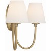 Crystorama Lighting Juno 2 - Light Sconce in  Vibrant Gold - 4 of 4