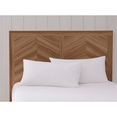 King Size White Down Firm Cooling Pillow Set