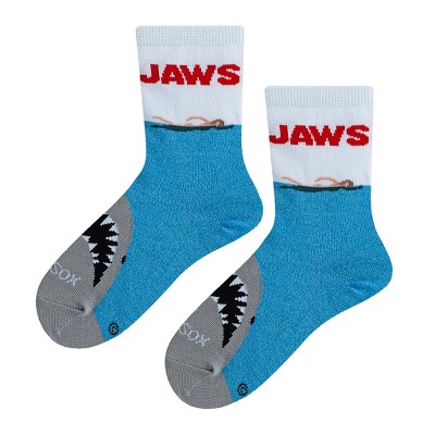 Cool Socks, Jaws, Funny Novelty Socks, Medium