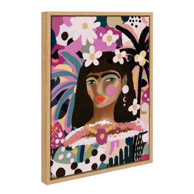 Kate & Laurel All Things Decor 18"x24" Sylvie Reba: Inkheart Design, Wall Canvas Art for Home Decor