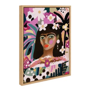 Kate & Laurel All Things Decor 18"x24" Sylvie Reba: Inkheart Design, Wall Canvas Art for Home Decor - 1 of 4