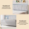 coucheta Folding bed cushion platform bed frame, pull-out bed with headboard, wooden support, suitable for bedrooms, living rooms, and guest rooms - 4 of 4