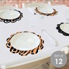 Big Dot of Happiness Tiger Print - Jungle Party Round Table Decorations - Paper Chargers - Place Setting For 12 - 2 of 4