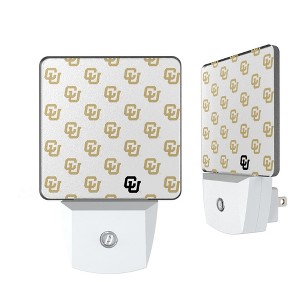 NCAA Big 12 Universities Fashion Pattern Night Light 2-Pack - 1 of 4