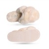 Jessica Simpson Womens Cross Band Plush Slide Slipper Slide - 3 of 4