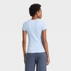 Women's Short Sleeve Ribbed T-Shirt - A New Day™ - 2 of 4