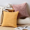 REGALWOVEN Striped Soft Decorative Throw Pillow Covers for Bed Sofa Living Room Farmhouse Home Decor 2 Pcs - 4 of 4
