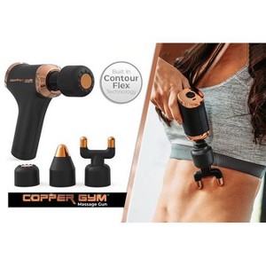 IGIA Prosage Copper Gym Massage Gun – Lightweight, USB/Battery-Powered Relief for Muscle Soreness & Recovery - 1 of 2