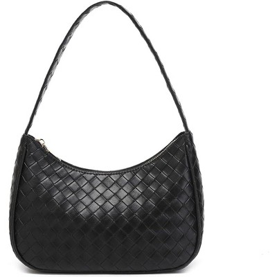 Paaaawaters Shoulder Bags for Women, Cute Hobo Tote Handbag Mini Clutch Purse with Zipper Closure