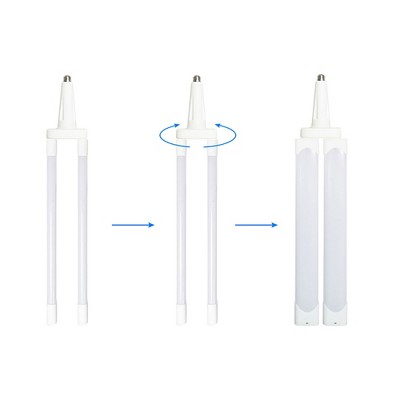 BRIGHTLIVING 6,000 Lumen LED Deformable Shop Light with Rotatable Mechanism for Indoor Use, Living Rooms, Bedroom, and Garages