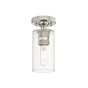 Crown Point - 1 Light Flush Mount In Industrial Style-9.63 Inches Tall and 3.88 Inches Wide - 1 of 1