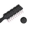 Unique Bargains Vented Hair Brush with Ball-Tipped Bristles Black White 1 Pc - 2 of 4