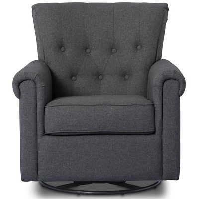 harper nursery swivel glider