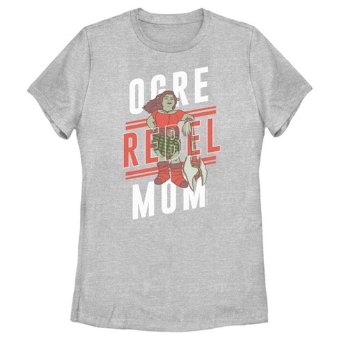 Women's Shrek Ogre Rebel Mom  T-Shirt -  - - image 1 of 4