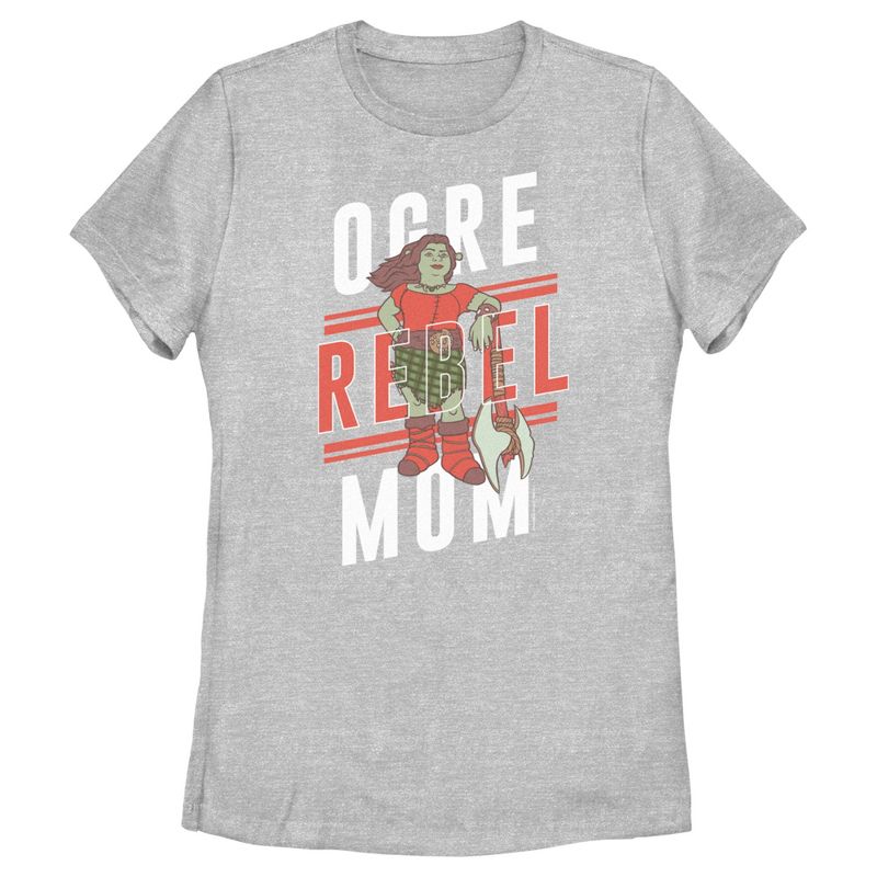 Women's Shrek Ogre Rebel Mom  T-Shirt -  -, 1 of 5