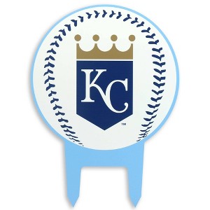 MLB Kansas City Royals Baseball Metal Yard Stake - 1 of 4