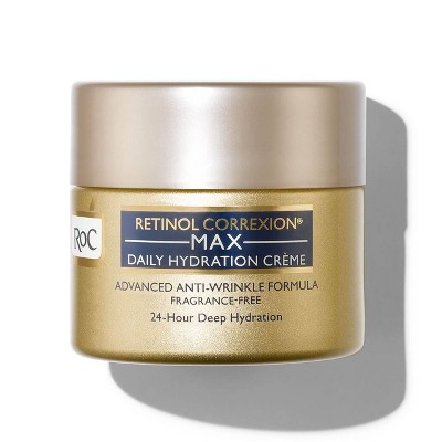 RoC Retinol Correxion Max Daily Hydration Crème Fragrance-Free - 1.7oz