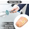 Unique Bargains Compatible 5 Button Car Key Fob Cover for Cadillac Escalade ATS CTS - 2 of 4