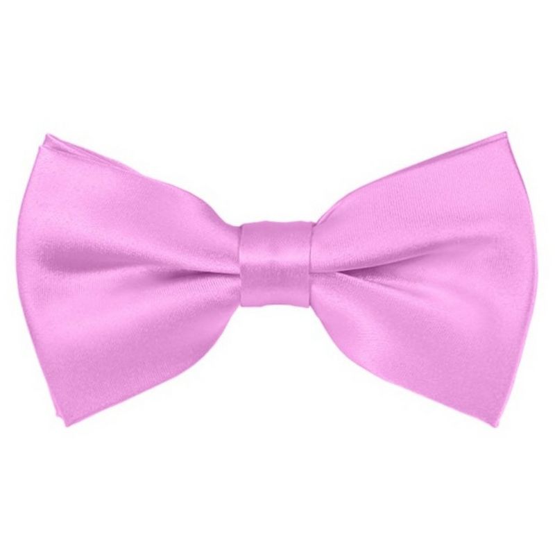 Young Boy's Solid Color 1.5 W And 4 L Inch Pre-Tied adjustable Bow Ties, 1 of 3