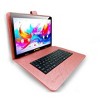 LINSAY® 10.1" Octa Core  256GB STORAGE Android 15 BUNDLE with PINK UNIQUE ORACLE KEYBOARD CASE and TABLET BRIEFCASE - 2 of 4