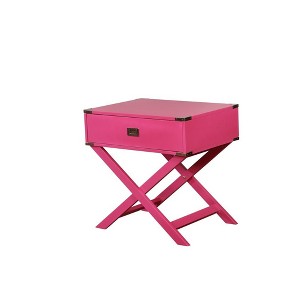 Peggy X Base Accent Table Pink - Linon