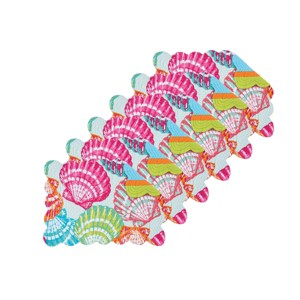 C&F Home Merritt Island Coastal Sea Life Cotton Quilted Rectangular Reversible Placemat Set of 6 - 1 of 4