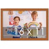 PosterPalooza | Slim Profile Brown Picture Frame - UV Acrylic, Backing Board, Hanging Hardware Included - 2 of 4