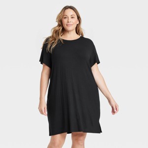 Women's Cloud Knit Pajama T-Shirt Dress - Auden™ - 1 of 3
