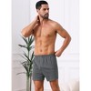 INSPIRE CHIC Men's Comfortable Breathable Cotton Mid-Waisted Striped Boxer Shorts - 2 of 4