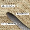 Bordered Braided Print Rug – Modern Washable Stain Resistant Non-Slip Indoor Carpet for Living Room, Bedroom, Nursery – Colorful - 4 of 4