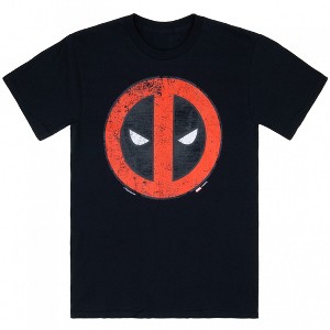 Mens Deadpool Distressed Logo T-Shirt - 1 of 2