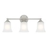 Designers Fountain Bronson 3 - Light Vanity in  Brushed Nickel - 4 of 4