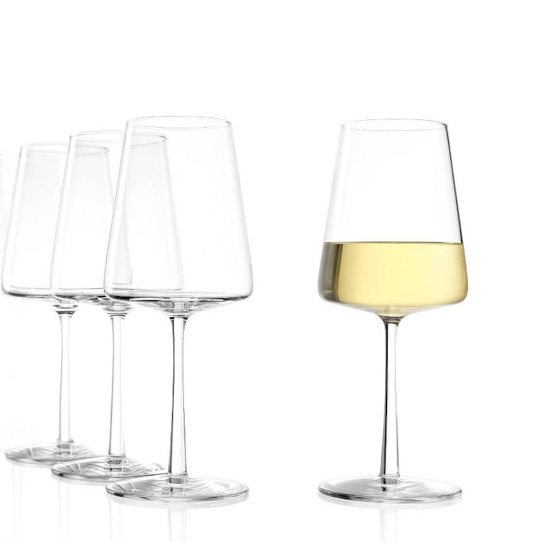13.3oz 4pk Crystal White Wine Glasses - Stolzle Lausitz, 4 of 8