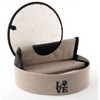 Precious Tails Home Base 2-Tier Collapsible Cat Cave - Beige - 3 of 4