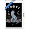 Trends International Episodic Drawing - Cat On The Hill Framed Wall Poster Prints - 3 of 4